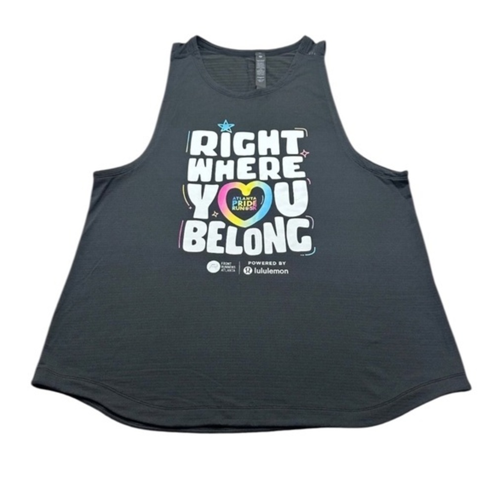 Lululemon License To Train Tank Top Mens Atlanta Pride Run 5K Nylon XXL